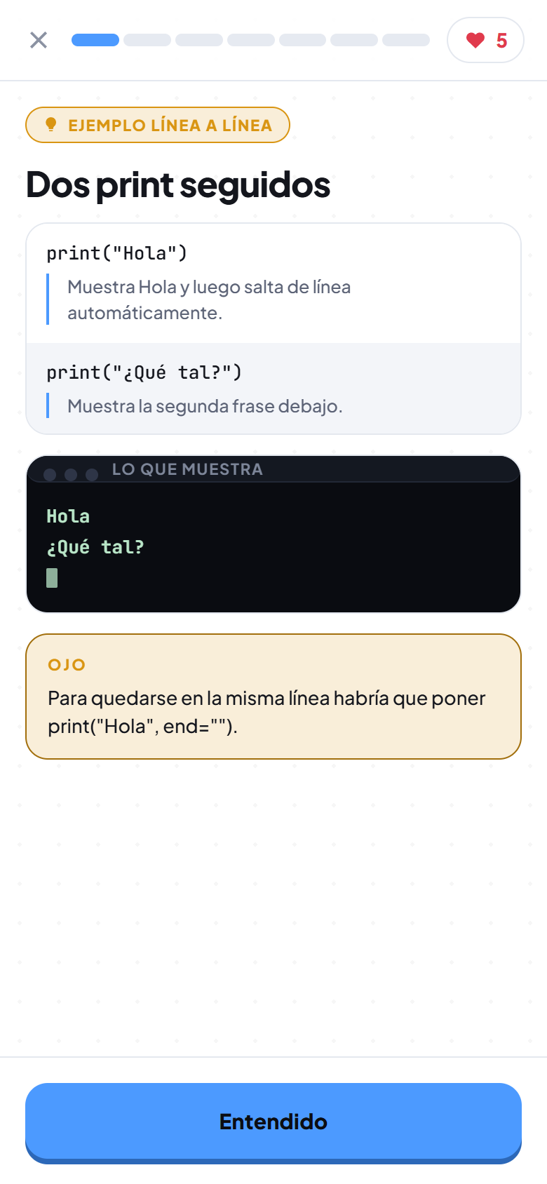 Código explicado línea por línea